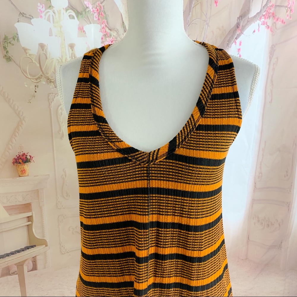 Peyton Jensen Striped Racerback Tank top - Picture 2 of 11